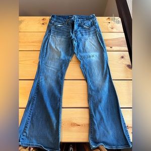 Lot of 2 American Eagle Flare Jeans size 14 regular in good condition